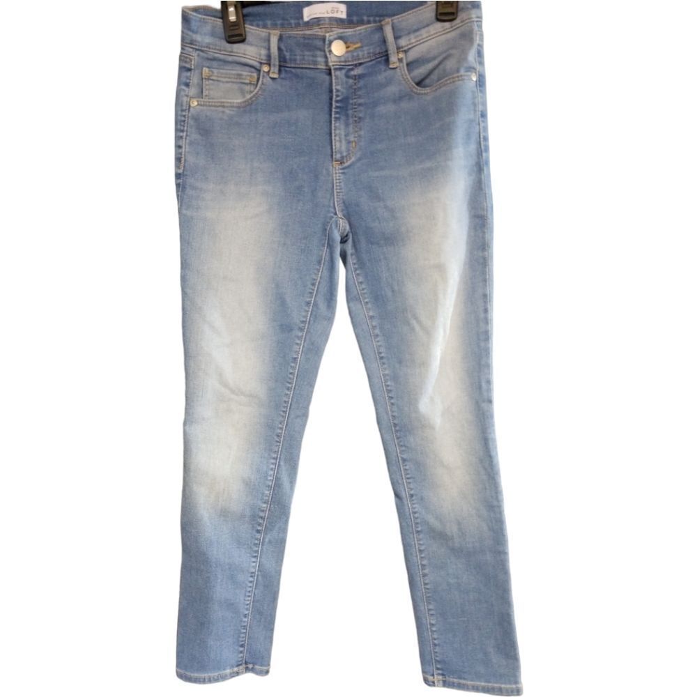Loft Modern Skinny Women's Light Was Blue Jeans Size 28/6
